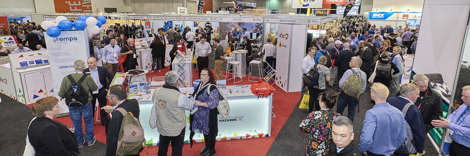 Crowd at AFAC18 trade exhibition